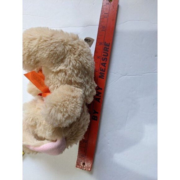 Reese's Bunny Rabbit Brown Plush Ribbon Stuffed Animal Toy 6" - Picture 12 of 12